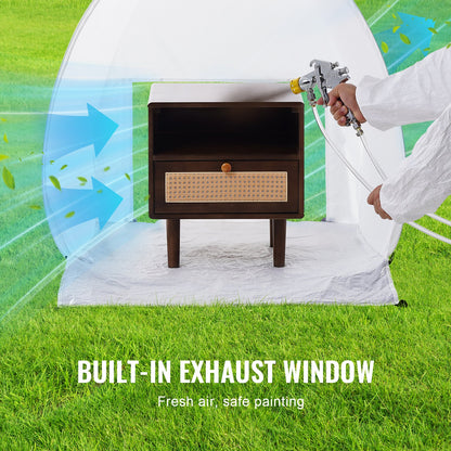 Spray Paint Shelter Portable Spray Paint Tent Booth 3.3 x 2.9 x 3.3ft Pop Up - Image 4