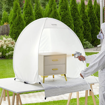 Spray Paint Shelter Portable Spray Paint Tent Booth 3.3 x 2.9 x 3.3ft Pop Up - Image 8