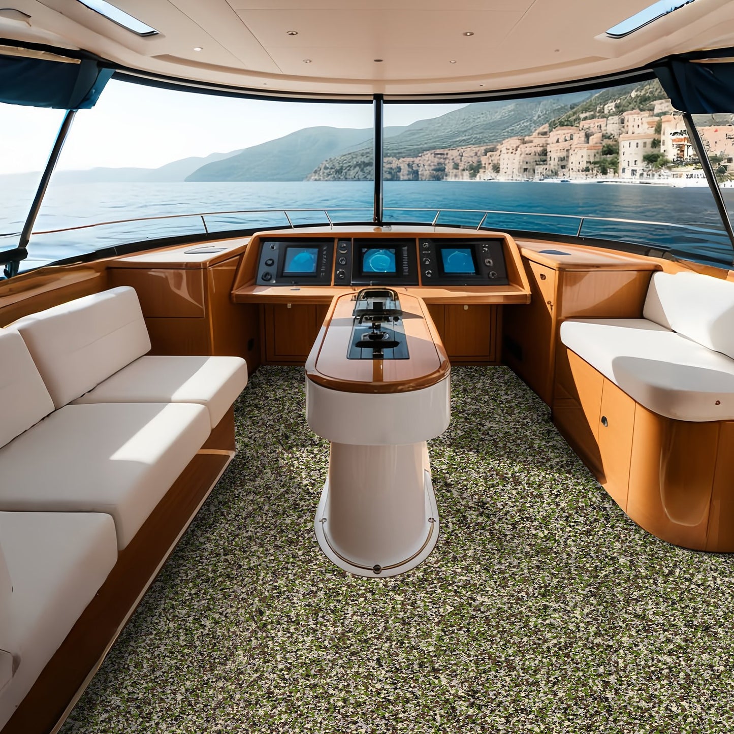 Boat Flooring, EVA Foam Boat Decking 94.5" x 35.4", Non-Slip Self-Adhesive Flooring, 23.2 sq.ft Marine Carpet for Boats, Yacht, Pontoon, Kayak Decking - Image 8
