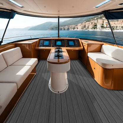 Boat Flooring, EVA Foam Boat Decking 94.5" x 23.6", Non-Slip Self-Adhesive Flooring, 15.5 sq.ft Marine Carpet for Boats, Yacht, Pontoon, Kayak Decking - Image 8