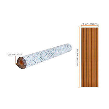 Boat Flooring, EVA Foam Boat Decking 94.5" x 46", Non-Slip Self-Adhesive Flooring, 29.9 sq.ft Marine Carpet for Boats, Yacht, Pontoon, Kayak Decking - Image 8
