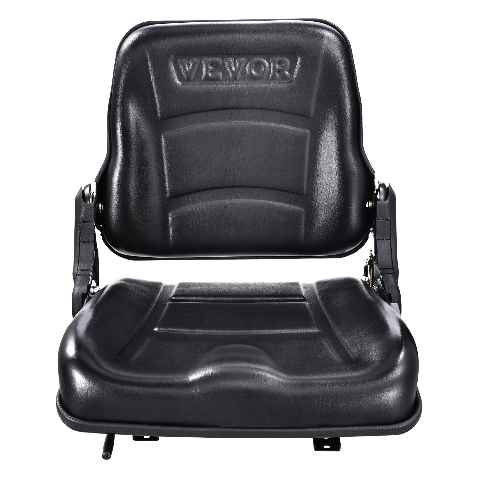 Universal Forklift Seat, Fold Down Tractor Seat with Adjustable Angle Back and Micro Switch, 16-34 cm Extended Slot Comfortable Forklift Seat for Tractor Loader Excavator - Image 9