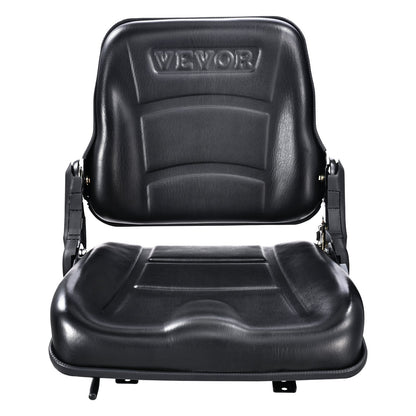 Universal Forklift Seat, Fold Down Tractor Seat with Adjustable Angle Back and Micro Switch, 16-34 cm Extended Slot Comfortable Forklift Seat for Tractor Loader Excavator - Image 9