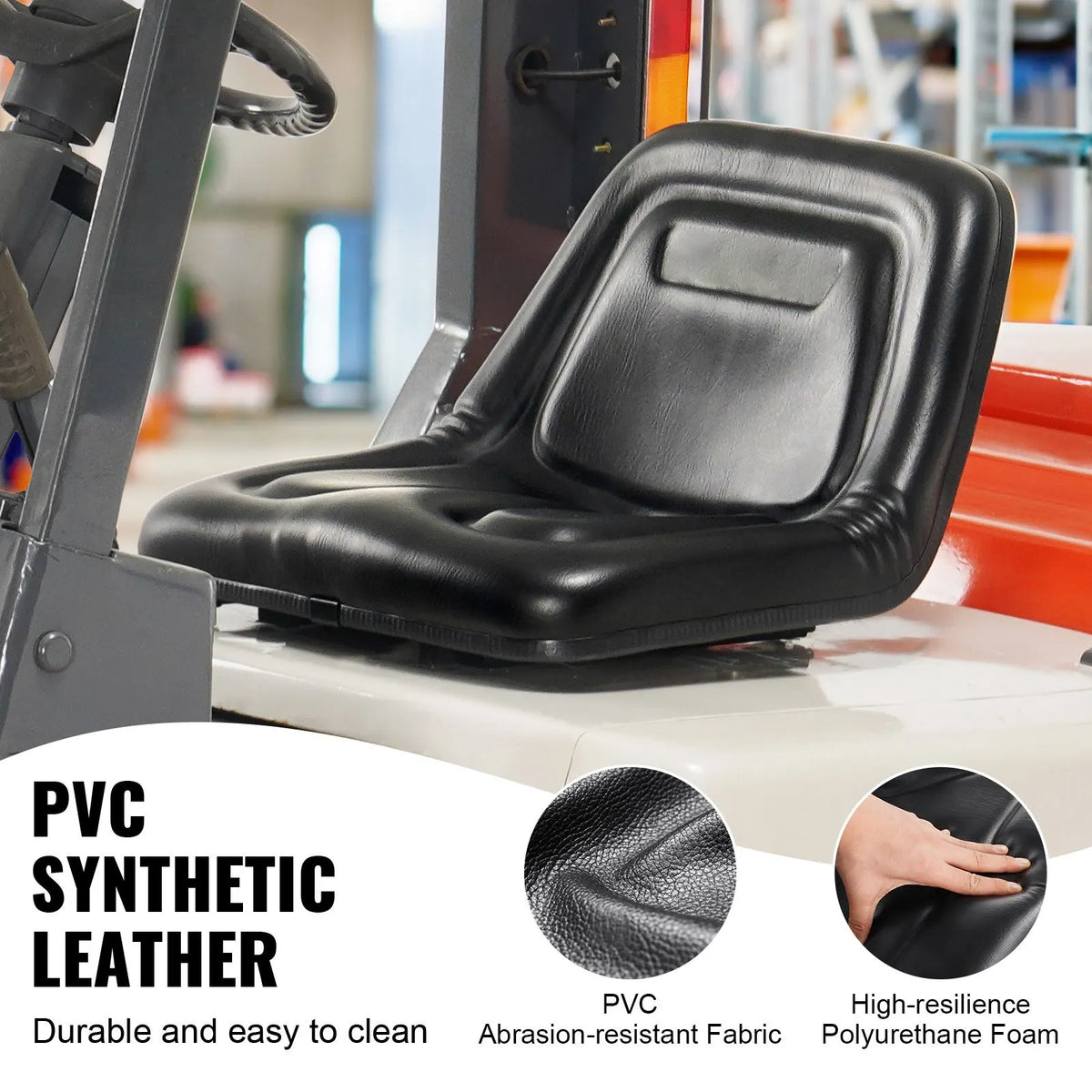 Universal Tracor Seat, Lawn Mower Seat with Micro Switch and Drainage Holes, 16-34 cm Extended Slot Tractor Seat for Tractor Loader Excavator - Image 5