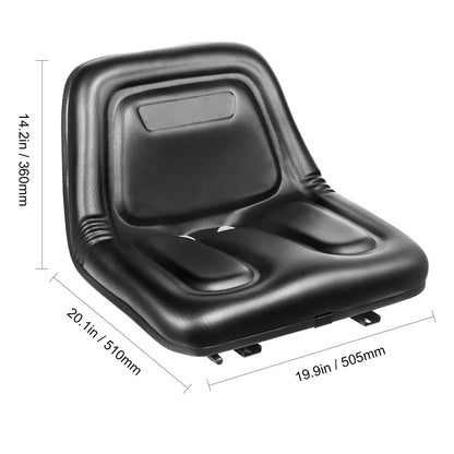Universal Tracor Seat, Lawn Mower Seat with Micro Switch and Drainage Holes, 16-34 cm Extended Slot Tractor Seat for Tractor Loader Excavator - Image 8
