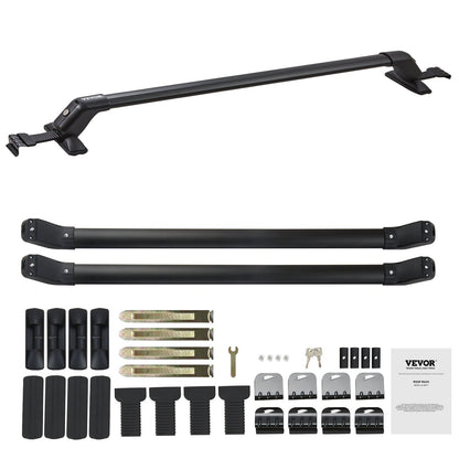 Universal Roof Rack Crossbar for Naked Roof Vehicle Aluminum with Lock - Image 9