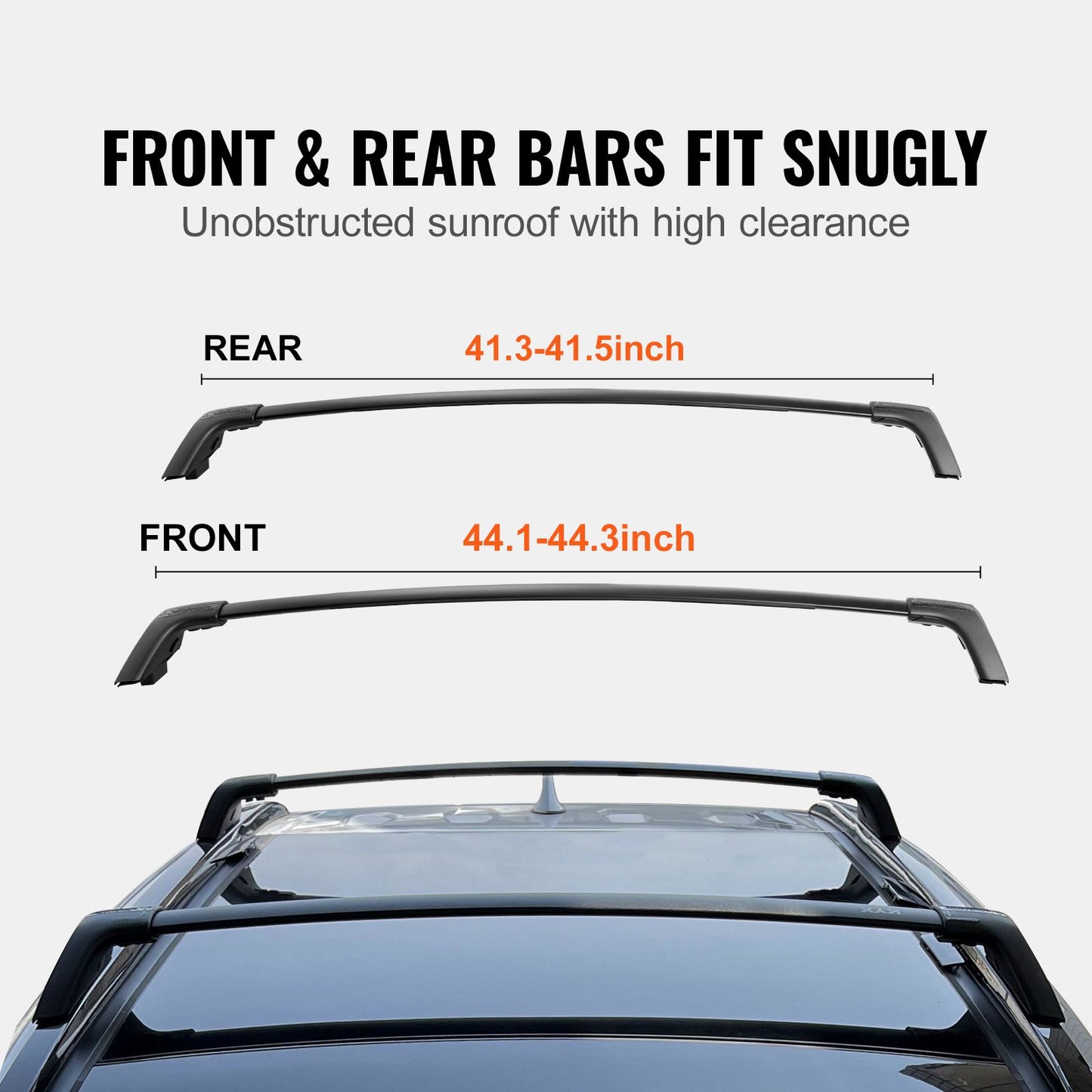Roof Rack Cross Bars, Compatible with Toyota RAV4 2020-2023, 160lbs Load Capacity, Aluminum Anti-Rust Crossbars with Locks, Rooftop Cargo Bag Luggage Carrier (Not Fit for Adventure/TRD Off-Road) - Image 3