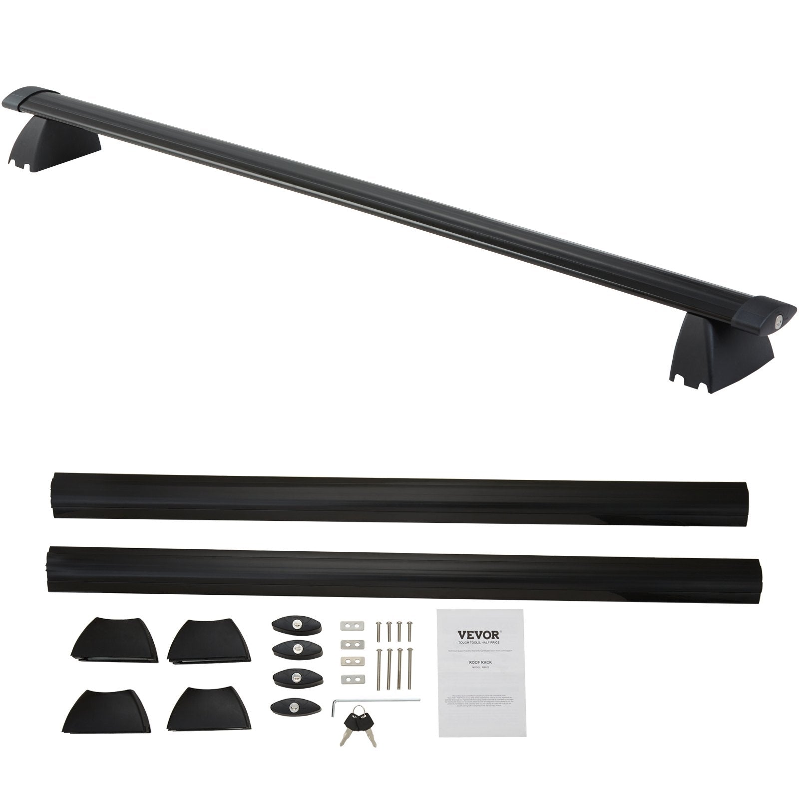 Roof Rack Crossbar for JEEP GRAND CHEROKEE 2011-2021 Aluminum with Lock - Image 9