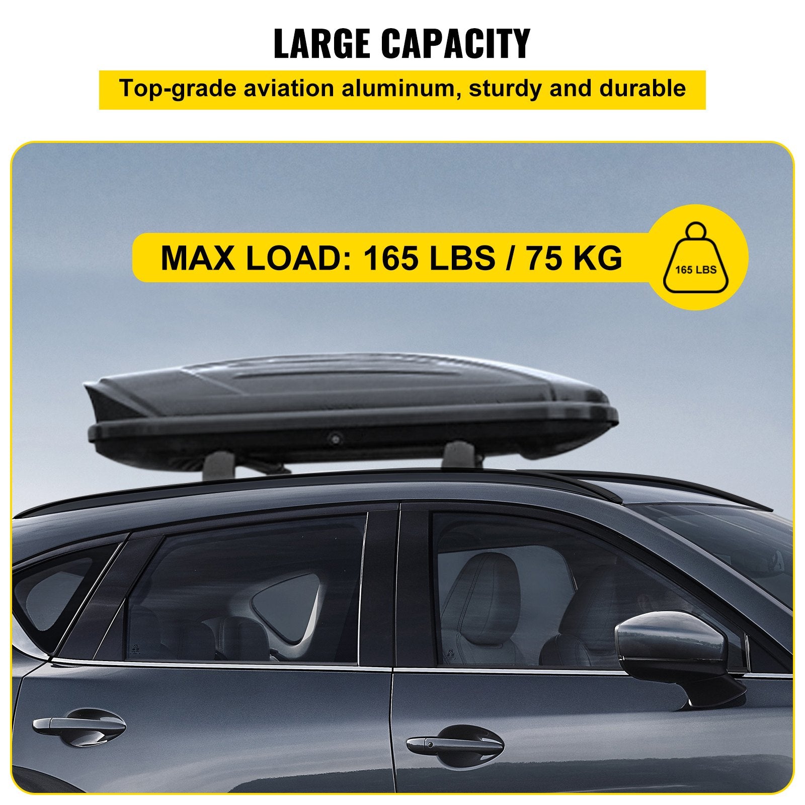 Roof Rack Compatible with Mazda CX-5 CX5 2017 2018 2019 2021 4PCS Roof Rack Rail Cross Bar Crossbar - Image 3