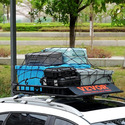 Roof Rack Cargo Basket 200 LBS Capacity 46"x36"x4.5" for SUV Truck Cars - Image 8