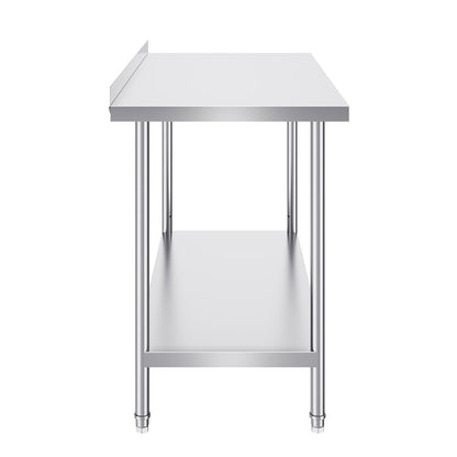 24 x 48 x 36 Inch Stainless Steel Work Table, Commercial Food Prep Worktable Heavy Duty Prep Worktable, Metal Work Table with Adjustable Height for Restaurant, Home and Hotel - Image 9