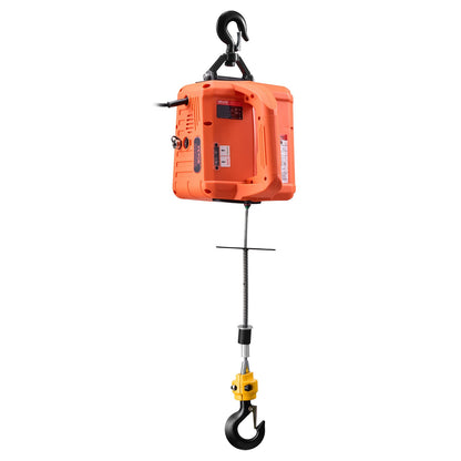3-in-1 Electric Hoist Winch, 700 kg Capacity, 1500W Portable Power Winch Crane, 7.6 m Lifting Height, 5 m/min with Manual, Wired and Wireless Remote Control for Factory, Warehouss, Garage - Image 9