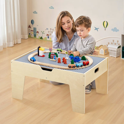 Multi-Purpose Activity Play Table 290 Building Bricks & 30 PCS Accessories - Image 8