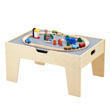 Multi-Purpose Activity Play Table 290 Building Bricks & 30 PCS Accessories - Image 9