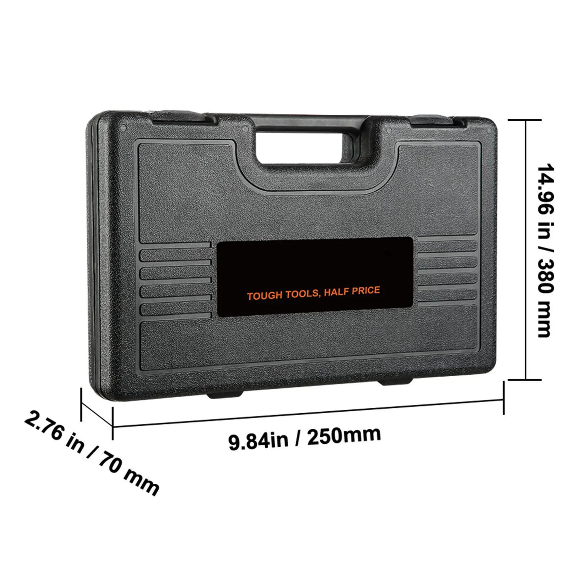 3/8" Drive Impact Socket Set, 48 Piece Socket Set SAE （5/16" -3/4"） & Metric （8-22mm）6 Point Cr-V Drive Extension Bar Universal Joint & Power Drill Adapter Includes Storage Case - Image 8