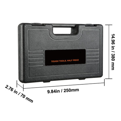 3/8" Drive Impact Socket Set, 48 Piece Socket Set SAE （5/16" -3/4"） & Metric （8-22mm）6 Point Cr-V Drive Extension Bar Universal Joint & Power Drill Adapter Includes Storage Case - Image 8