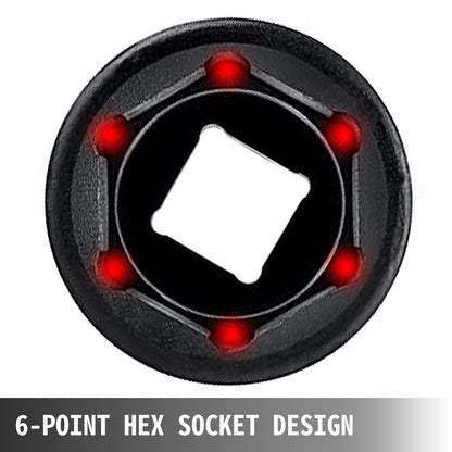 Impact Socket Set 1/2 Inches 19 Piece Impact Sockets, Standard Socket Assortment, 1/2 Inches Drive Socket Set Impact Standard SAE (3/8 Inches to 1-1/2 Inches) 6-point Hex Sockets - Image 3