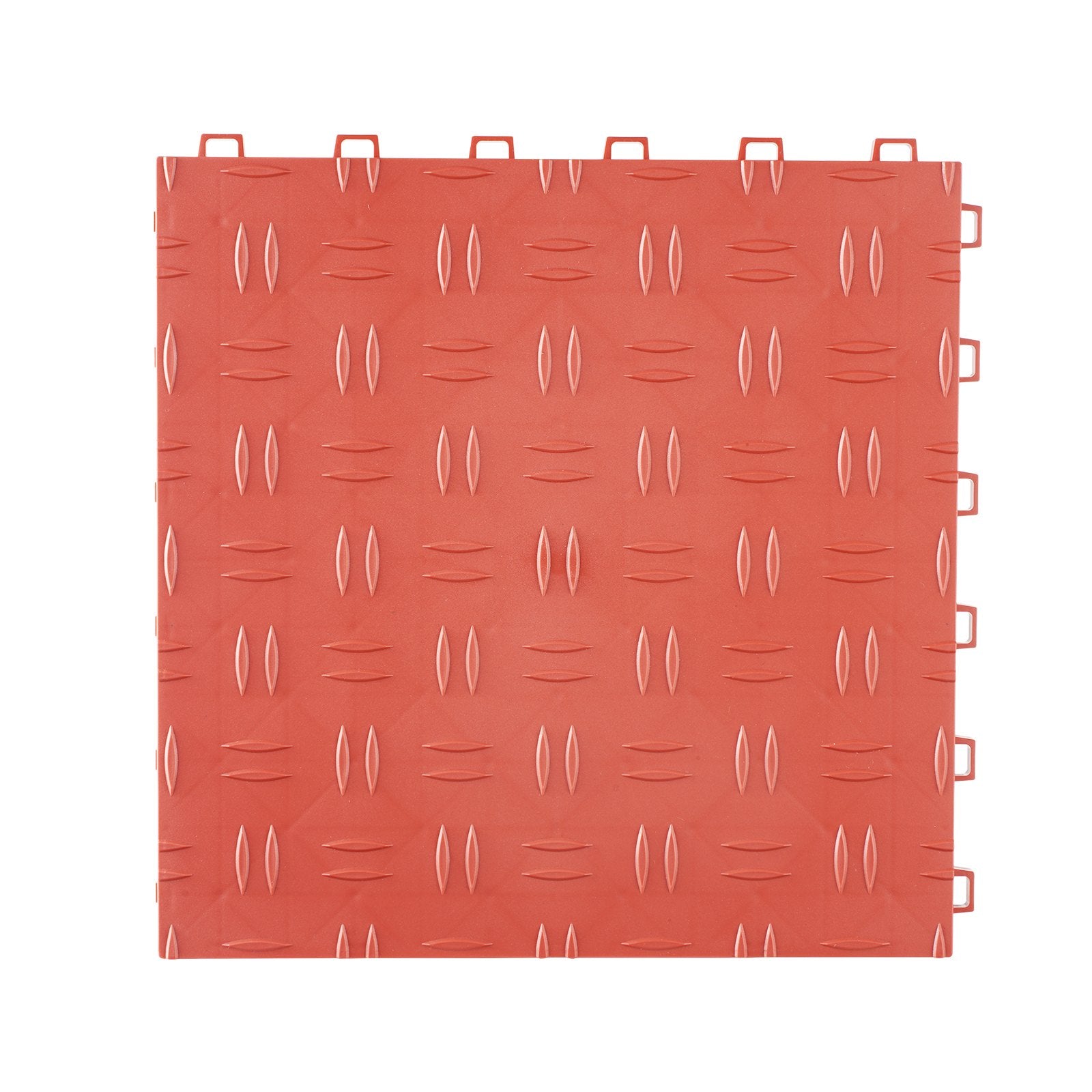 Garage Tiles Interlocking, 12 x 12 x 0.53 inch 25 Pack Garage Floor Covering Tiles, Non-Slip Double-Sided Texture Garage Flooring Tiles, for Garages, Basements, Repair Shops, Red - Image 9