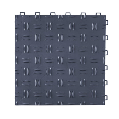 Garage Tiles Interlocking, 12 x 12 x 0.53 inch 25 Pack Garage Floor Covering Tiles, Non-Slip Double-Sided Texture Garage Flooring Tiles, for Garages, Basements, Repair Shops, Graphite Gray - Image 9