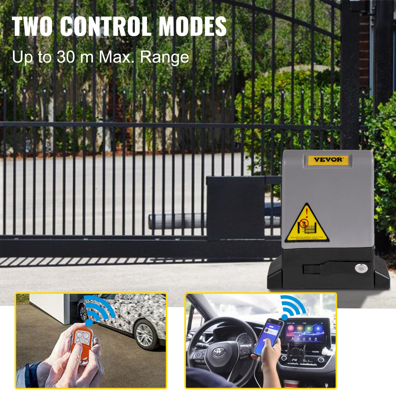 Sliding Gate Opener Automatic Sliding Gate 1800 KG 4 Remote & APP Control - Image 3