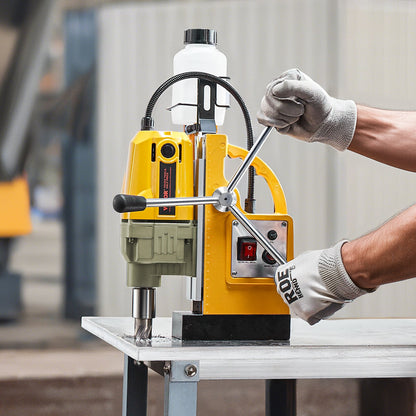 Magnetic Drill, 1400W Motor 1.6 in Boring Diameter, 2810 lbf Portable Electric Mag Drill Press, with 11 Coring Bits, 800 RPM Speed, Drilling Machine for Metal Surface, Home Improvement Industry - Image 8