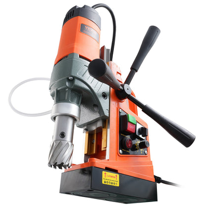 Magnetic Drill, 1450W Motor 1.6 in Boring Diameter, 2810 lbf Portable Electric Mag Drill Press, with 2 Coring Bits, Variable Speed, Drilling Machine for Metal Surface, Home Improvement Industry - Image 9