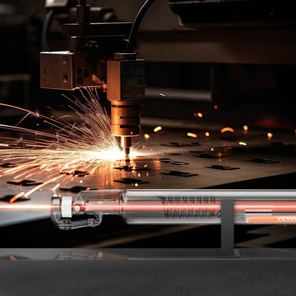 Laser Tube, 50W CO2 Laser Tube for Laser Engraver and Cutter Machine, 850 mm Length, 50 mm Diameter, Glass Laser Cutting Tube with TEM00 Beam Mode, for Wood Acrylic Fabric Leather Bamboo - Image 8