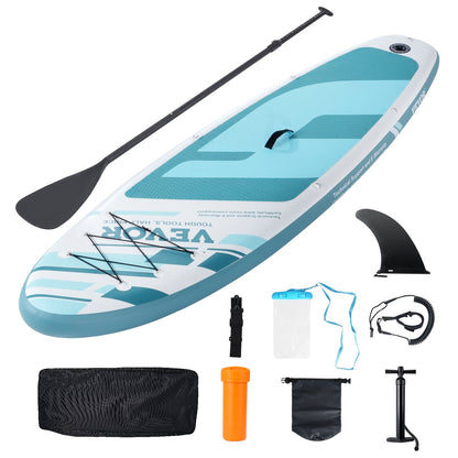 Inflatable Stand Up Paddle Board, 152 mm Wide SUP Paddleboard, with Board Accessories, Pump, Paddle, Fin, Phone Bag, Backpack, Ankle Leash, Repair Kit, Non-slip Deck for Youth & Adults - Image 9