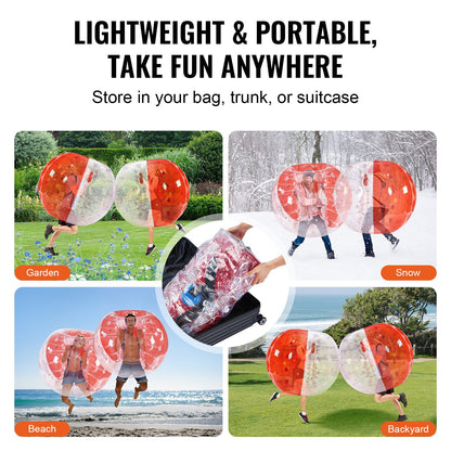 Inflatable Bumper Ball 1-Pack, 5FT/1.5M Body Sumo Zorb Balls for Teen & Adult, 0.8mm Thick PVC Human Hamster Bubble Balls for Outdoor Team Gaming Play, Bumper Bopper Toys for Garden, Yard, Park - Image 6