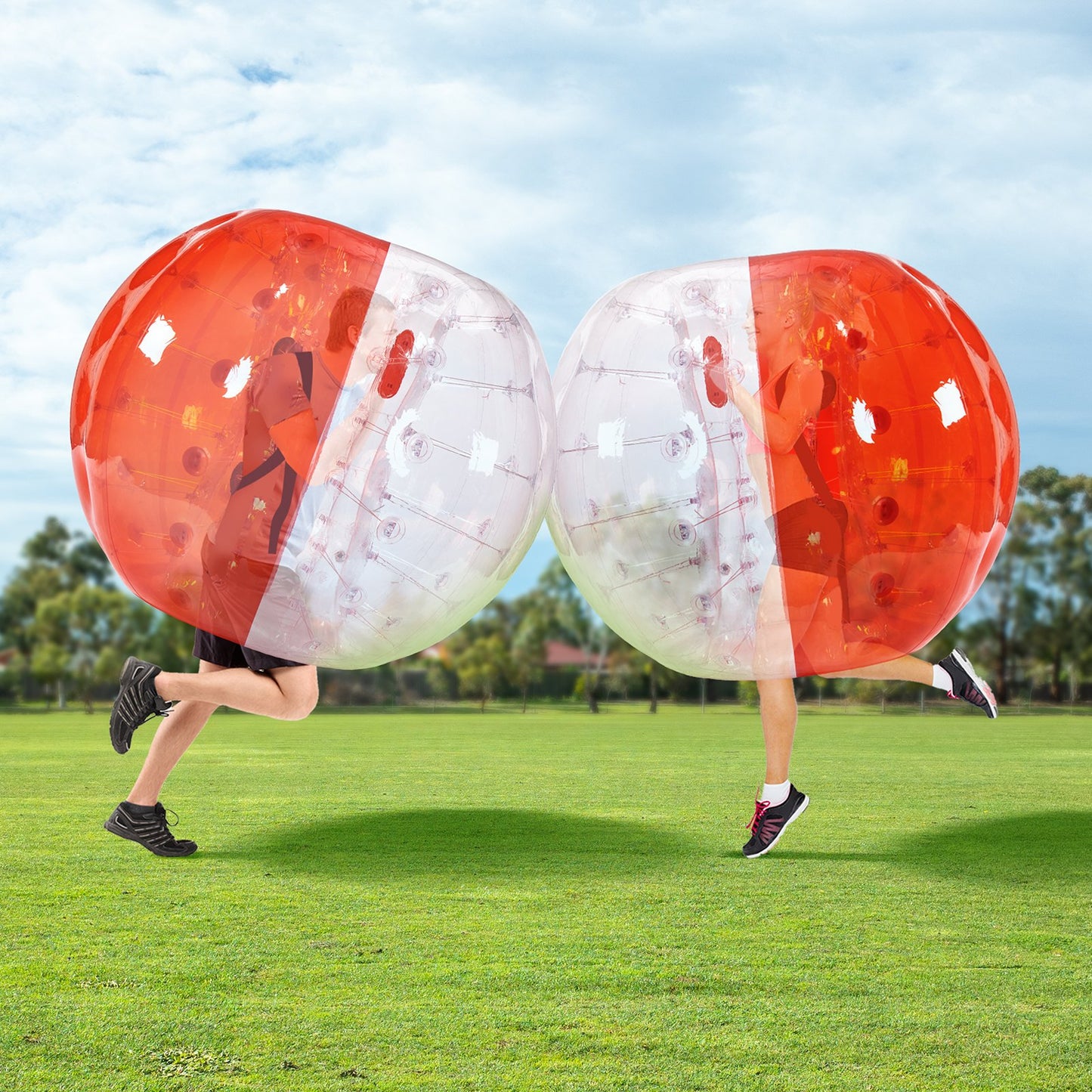 Inflatable Bumper Ball 1-Pack, 5FT/1.5M Body Sumo Zorb Balls for Teen & Adult, 0.8mm Thick PVC Human Hamster Bubble Balls for Outdoor Team Gaming Play, Bumper Bopper Toys for Garden, Yard, Park - Image 8