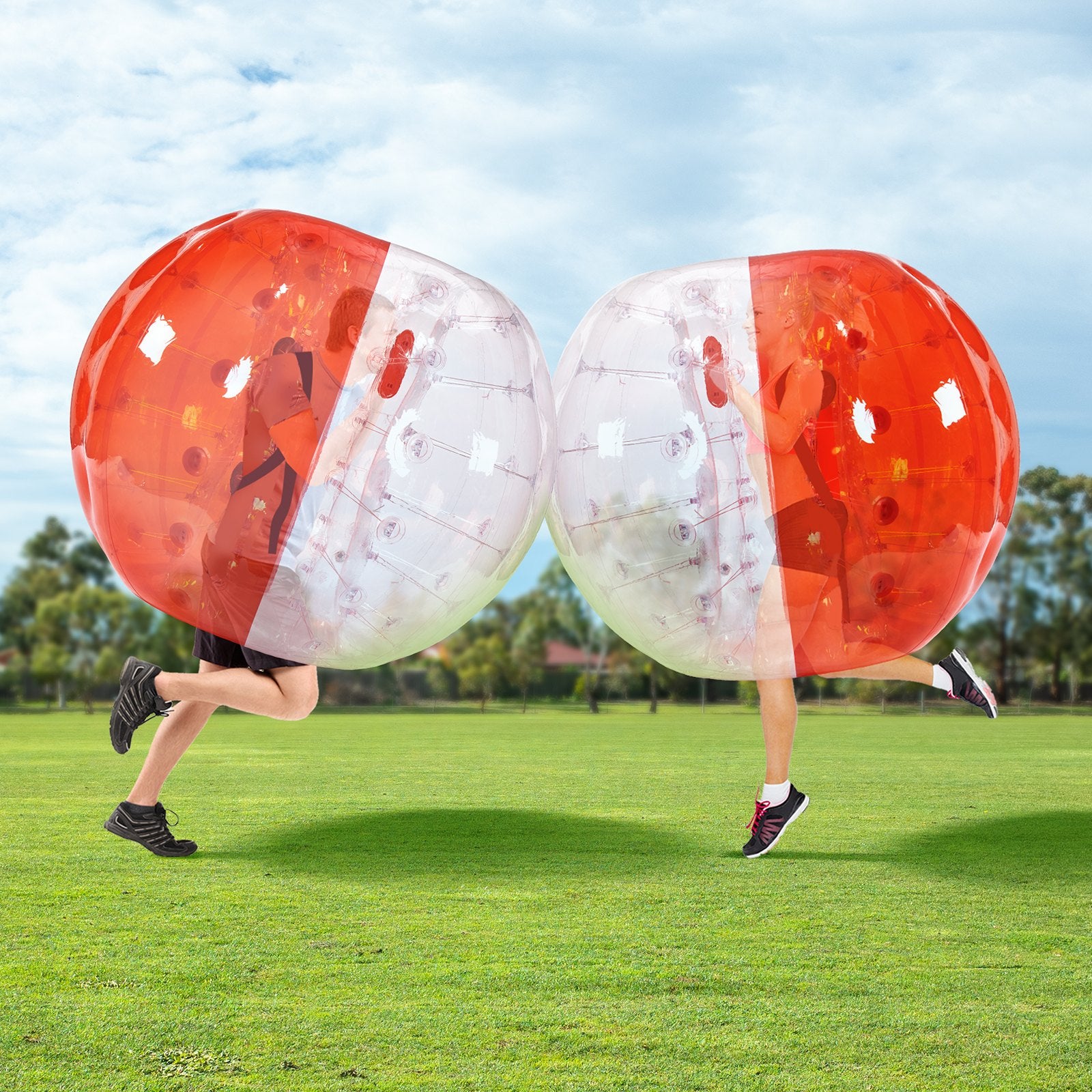 Inflatable Bumper Ball 1-Pack, 5FT/1.5M Body Sumo Zorb Balls for Teen & Adult, 0.8mm Thick PVC Human Hamster Bubble Balls for Outdoor Team Gaming Play, Bumper Bopper Toys for Garden, Yard, Park - Image 8