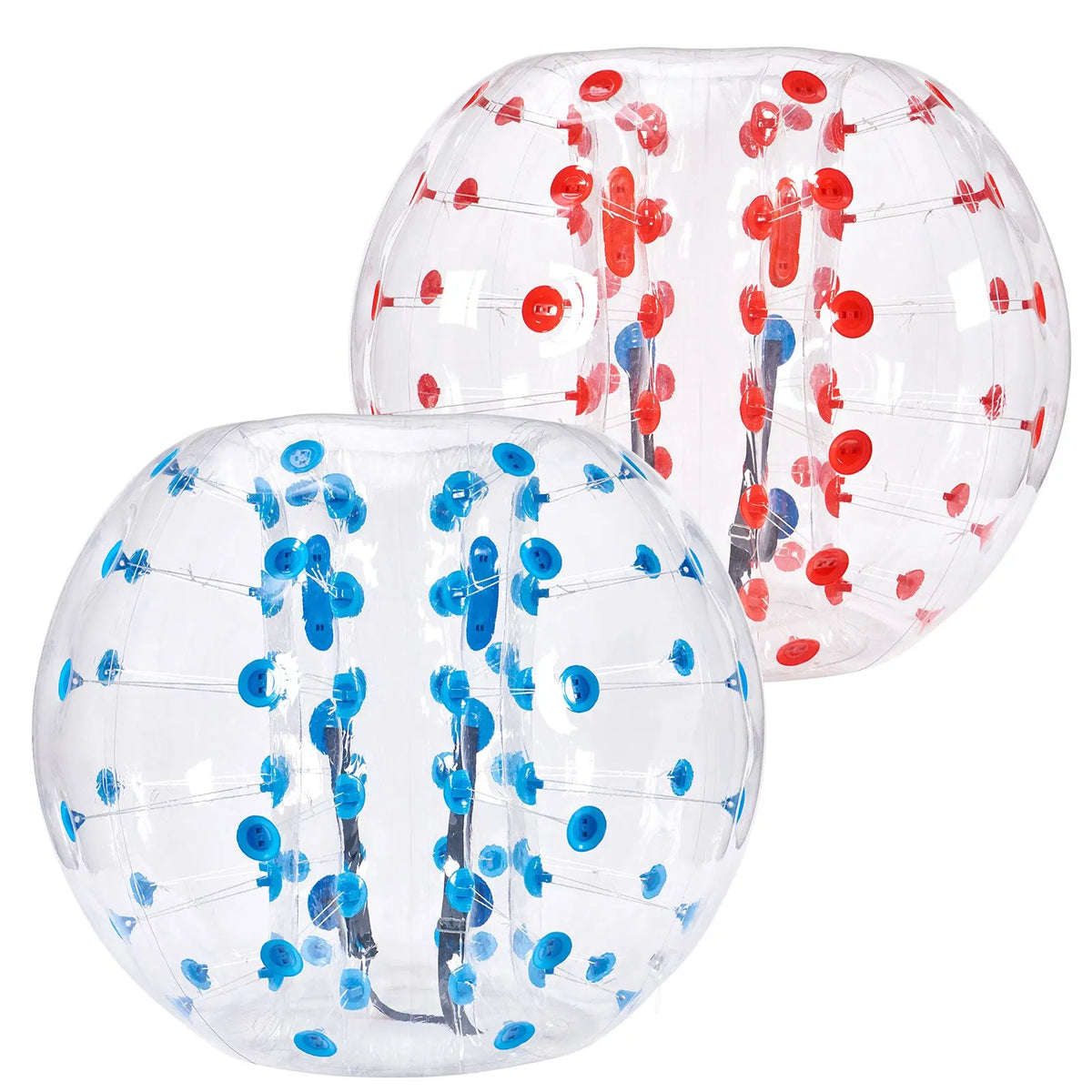 Inflatable Bumper Balls 2-Pack, 5FT/1.5M Body Sumo Zorb Balls for Teen & Adult, 0.8mm Thick PVC Human Hamster Bubble Balls for Outdoor Team Gaming Play, Bumper Bopper Toys for Garden, Yard, Park - Image 9