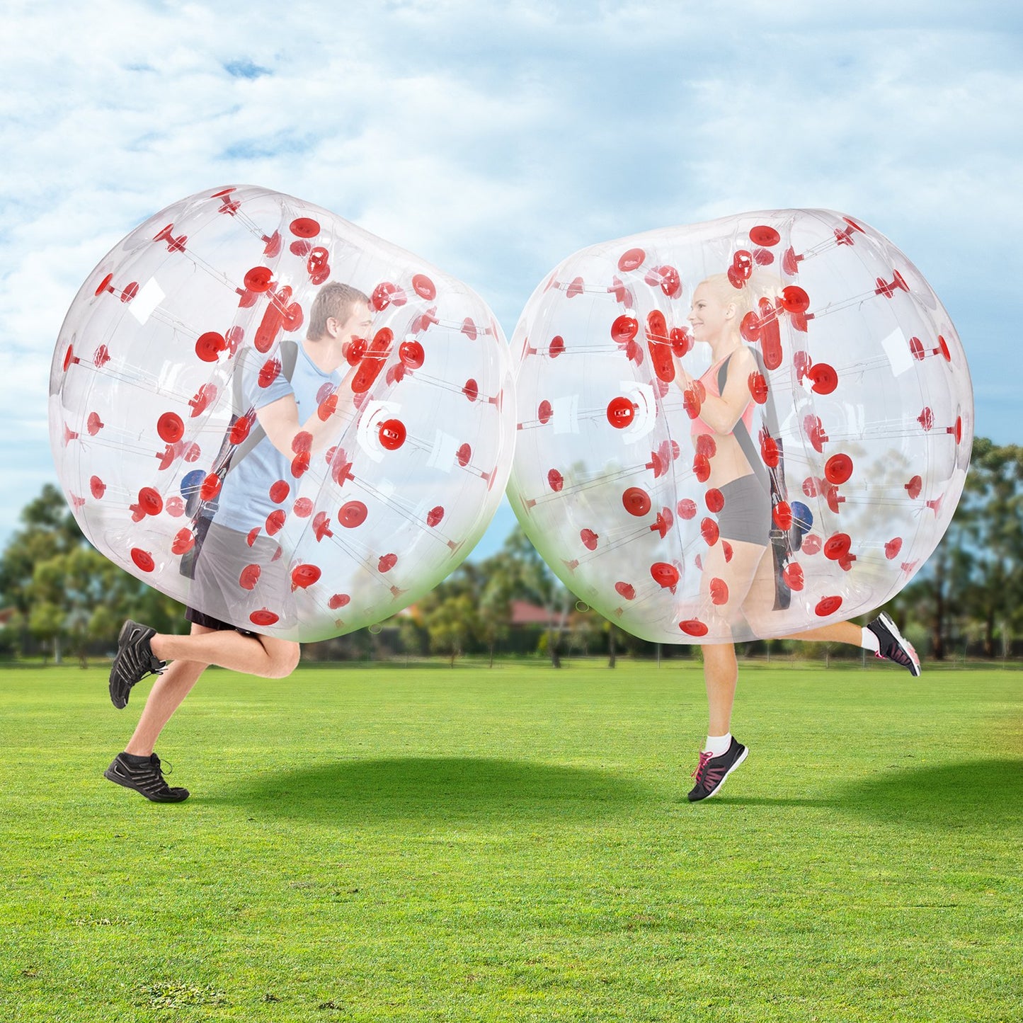 Inflatable Bumper Ball 1-Pack, 5FT/1.5M Body Sumo Zorb Balls for Teen & Adult, 0.8mm Thick PVC Human Hamster Bubble Balls for Outdoor Team Gaming Play, Bumper Bopper Toys for Garden, Yard, Park - Image 8