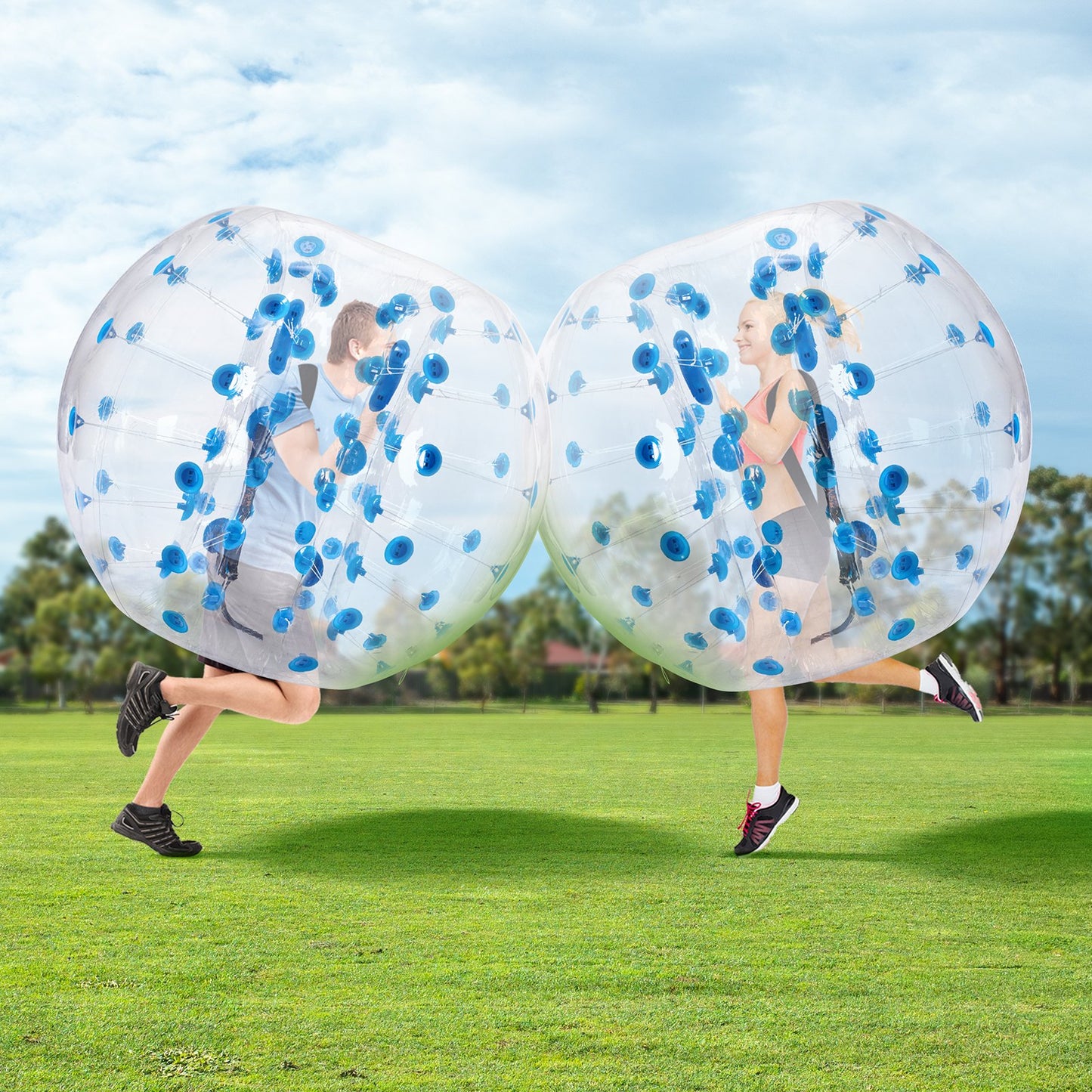 Inflatable Bumper Ball 1-Pack, 5FT/1.5M Body Sumo Zorb Balls for Teen & Adult, 0.8mm Thick PVC Human Hamster Bubble Balls for Outdoor Team Gaming Play, Bumper Bopper Toys for Garden, Yard, Park - Image 8