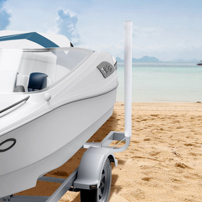 Boat Trailer Guide, 1219.2mm Adjustable Design Trailer Guide Poles, 2PCS High-Hardness Steel Trailer Guide-Ons, Trailer Guides with PVC Pipes, for Ski Boat, Fishing Boat or Sailboat Trailer - Image 8