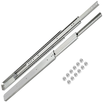Drawer Slide Soft Close Drawer 1Pair 40" Ball Bearing Full Extension 500lb