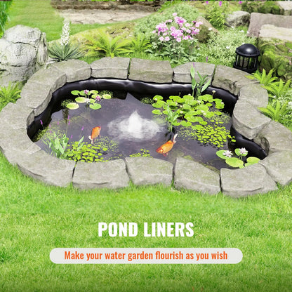 Pond Liner Fish Liner 10 x 15 ft 45 Mil EPDM Easy Cutting Underlayment - Image 2