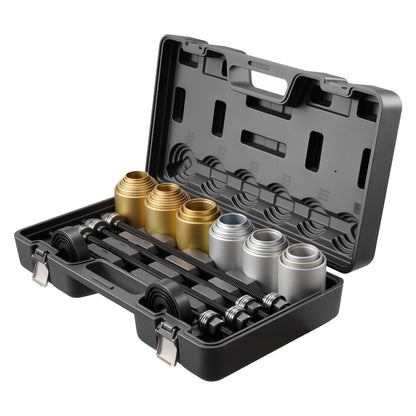Pull and Press Sleeve Kit, 26 PCS, Steel Bush Removal Insertion Sleeve Tools with Carrying Case, Compatible with LCV and HGV Engines, for Removing and Installing Bushings, Bearings, and Seals - Image 9