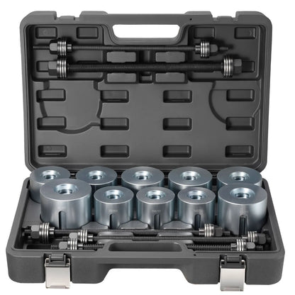 Pull and Press Sleeve Kit, 27 PCS, Steel Bush Removal Insertion Sleeve Tools with Carrying Case, Compatible with LCV and HGV Engines, for Removing and Installing Bushings, Bearings, and Seals - Image 9