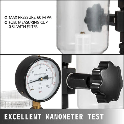 Diesel Injector Nozzle 


Pressure Tester Dual scale Manometer Test Tool 0-600Bar (0-8000PSI) 


60Mpa Test Pressure High Configuration - Image 3