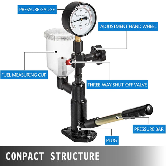 Diesel Injector Nozzle 


Pressure Tester Dual scale Manometer Test Tool 0-600Bar (0-8000PSI) 


60Mpa Test Pressure High Configuration - Image 4