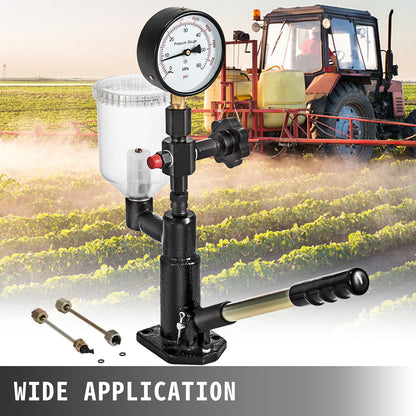 Diesel Injector Nozzle 
Pressure Tester Dual scale Manometer Test Tool 0-600Bar (0-8000PSI) 
60Mpa Test Pressure High Configuration - Image 7