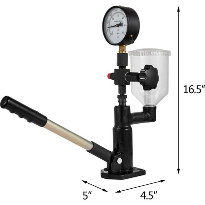 Diesel Injector Nozzle 
Pressure Tester Dual scale Manometer Test Tool 0-600Bar (0-8000PSI) 
60Mpa Test Pressure High Configuration - Image 8