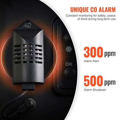 8KW Diesel Heater, 12V/24V All in One Diesel Air Heater, Bluetooth APP Control, Remote Control and Display Screen, CO Alarm, Fast Heating Vertical Portable Diesel Heater for Vehicles, Garage - Image 3