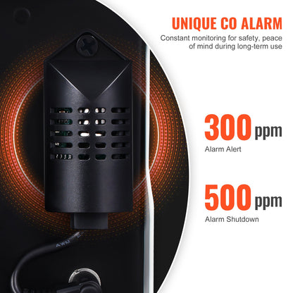 8KW Diesel Heater, 12V/24V All in One Diesel Air Heater, with Bluetooth APP Control, Remote Control and Display Screen, CO Alarm, Fast Heating Portable Diesel Heater for Vehicles and Outdoors - Image 3
