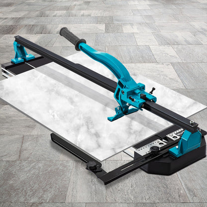 Tile Cutter 24in Cutting Tool w/ Laser Guide Single Rail Double Brackets - Image 8