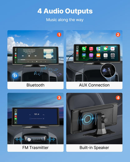 Car Stereo Radio CarPlay Touchscreen 254 mm Apple Android Auto Bluetooth - Image 4