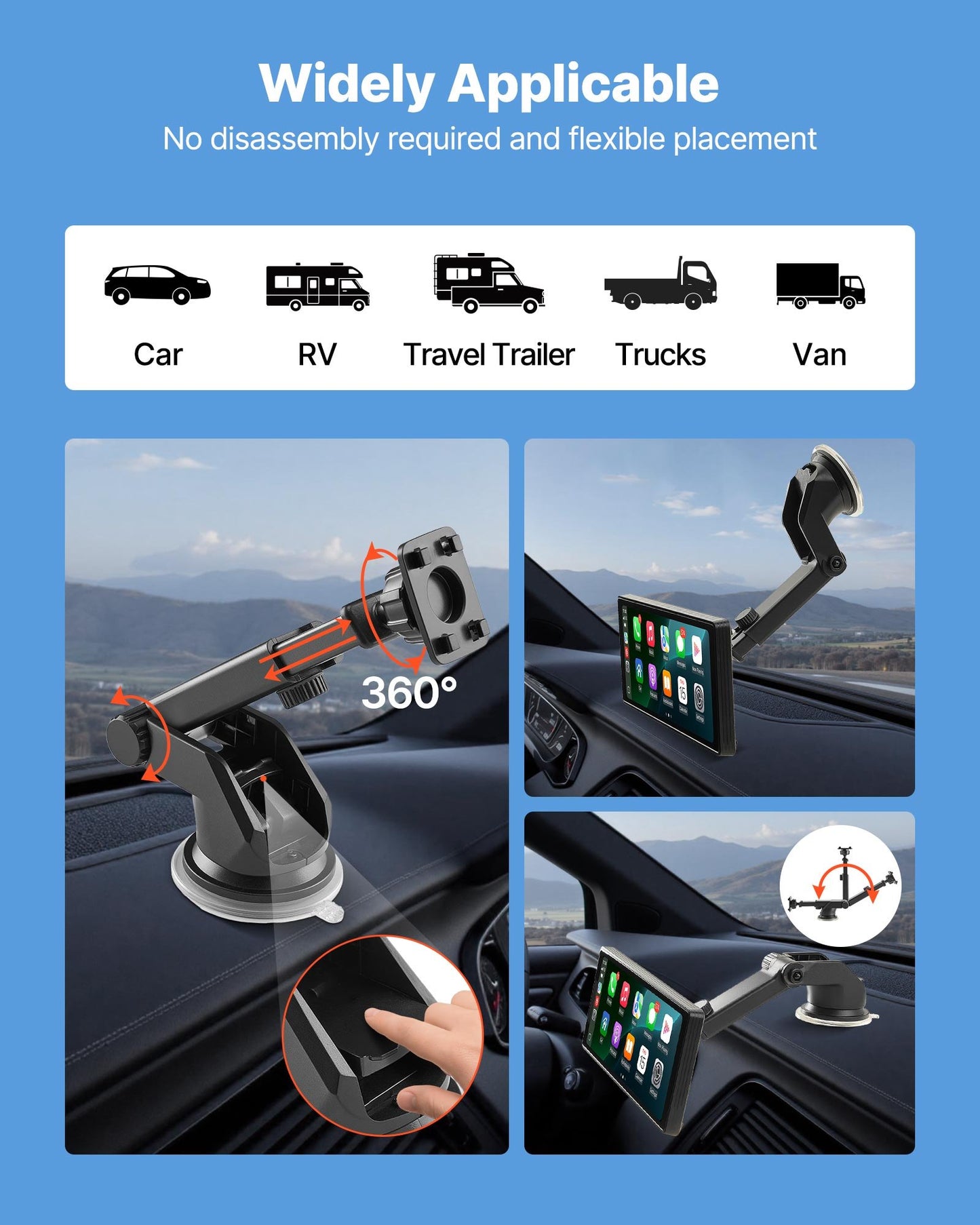 Car Stereo Radio CarPlay Touchscreen 254 mm Apple Android Auto Bluetooth - Image 6