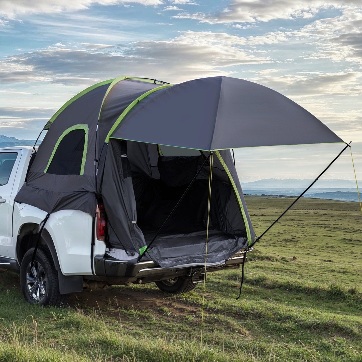 Truck Tent 8.0-8.2ft Waterproof PU2000 Truck Bed Camping Tent 2-3 Person - Image 8