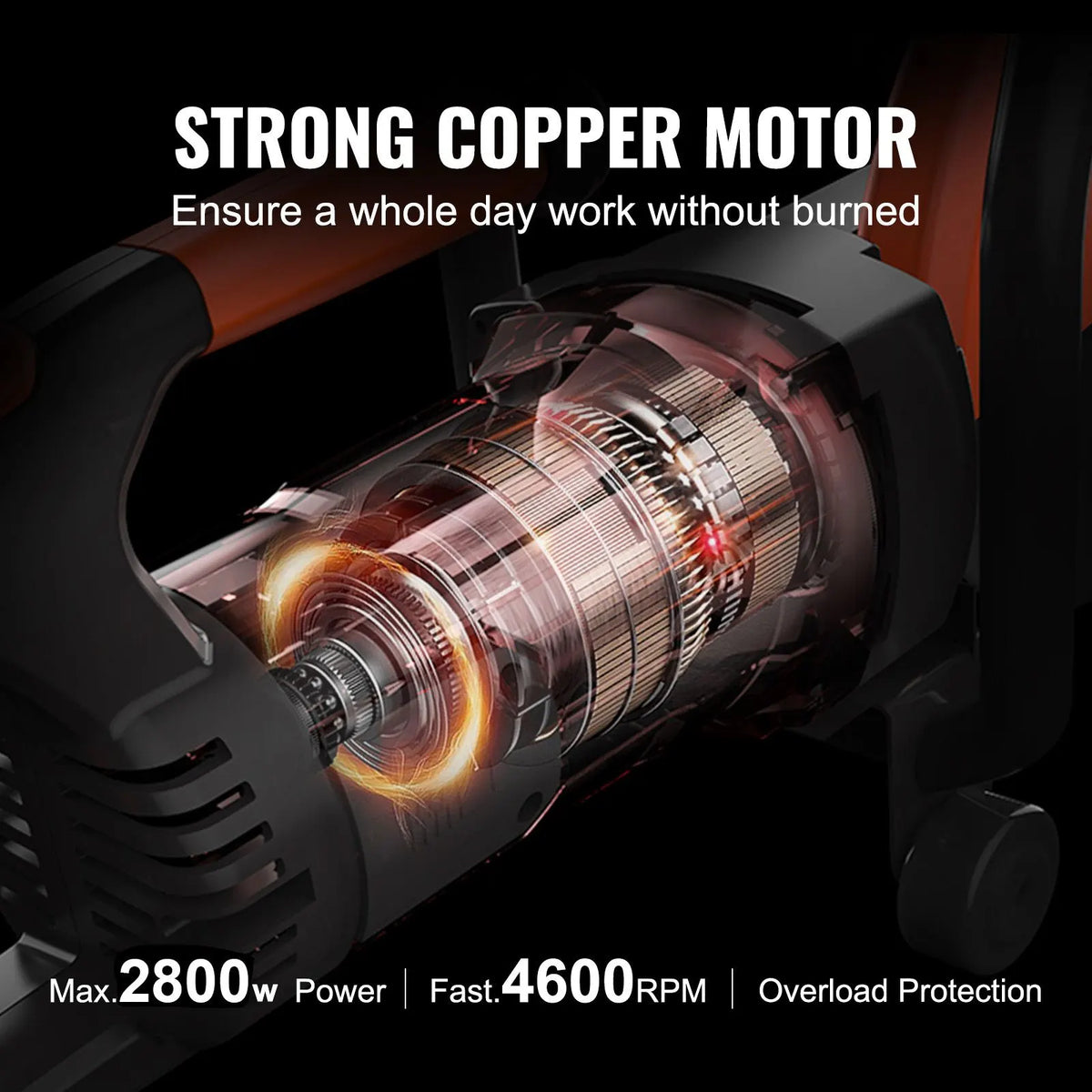 Electric Concrete Saw, 14 in, 2000 W Motor Circular Saw Cutter with Max. 5 in Adjustable Cutting Depth, Wet Disk Saw Cutter Includes Water Line, Pump and Blade, for Stone, Brick - Image 4